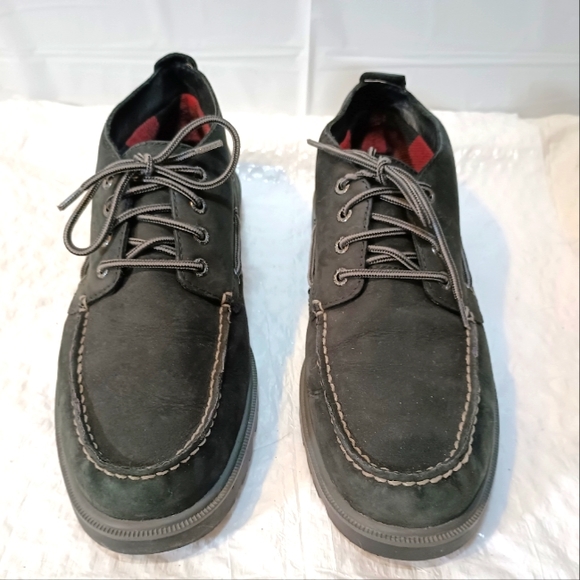 Sperry Top Sider Men\'s Black Leather size 11 like new Waterproof excellent shape main image 11